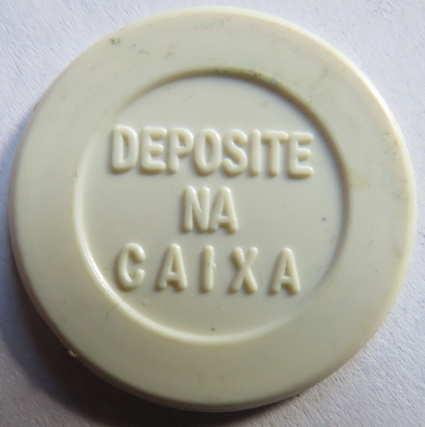 Viaco Acari S.A Vintage Brazil Transport Plastic Token