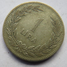 Load image into Gallery viewer, 1947 Turkey Silver 1 Lira Coin
