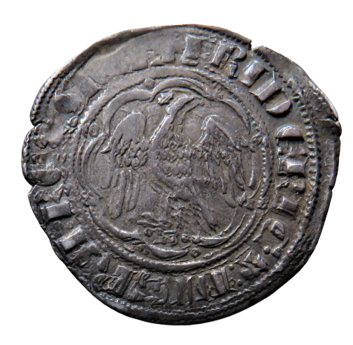1296-1327 Sicily Frederick III Pierreale Messina Hammered Silver Coin