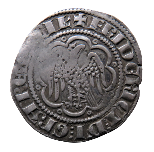 1296-1327 Sicily Frederick III Pierreale Messina Hammered Silver Coin
