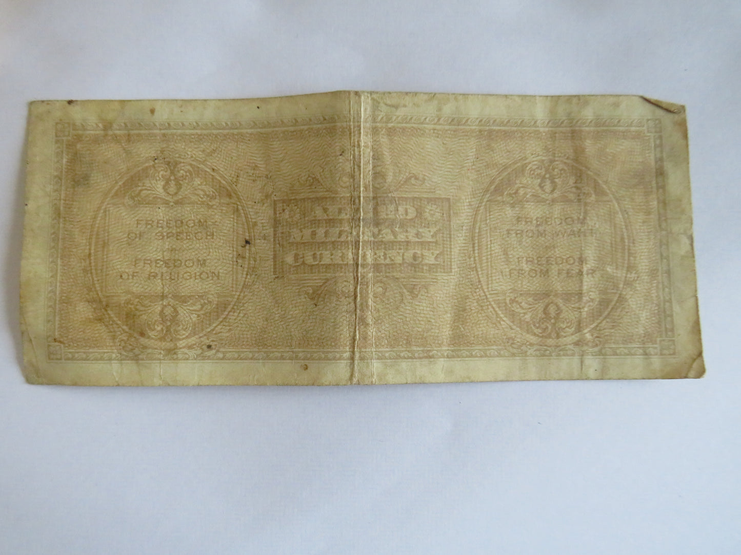 1943 Italy 100 Lire Banknote Allied Military Currency