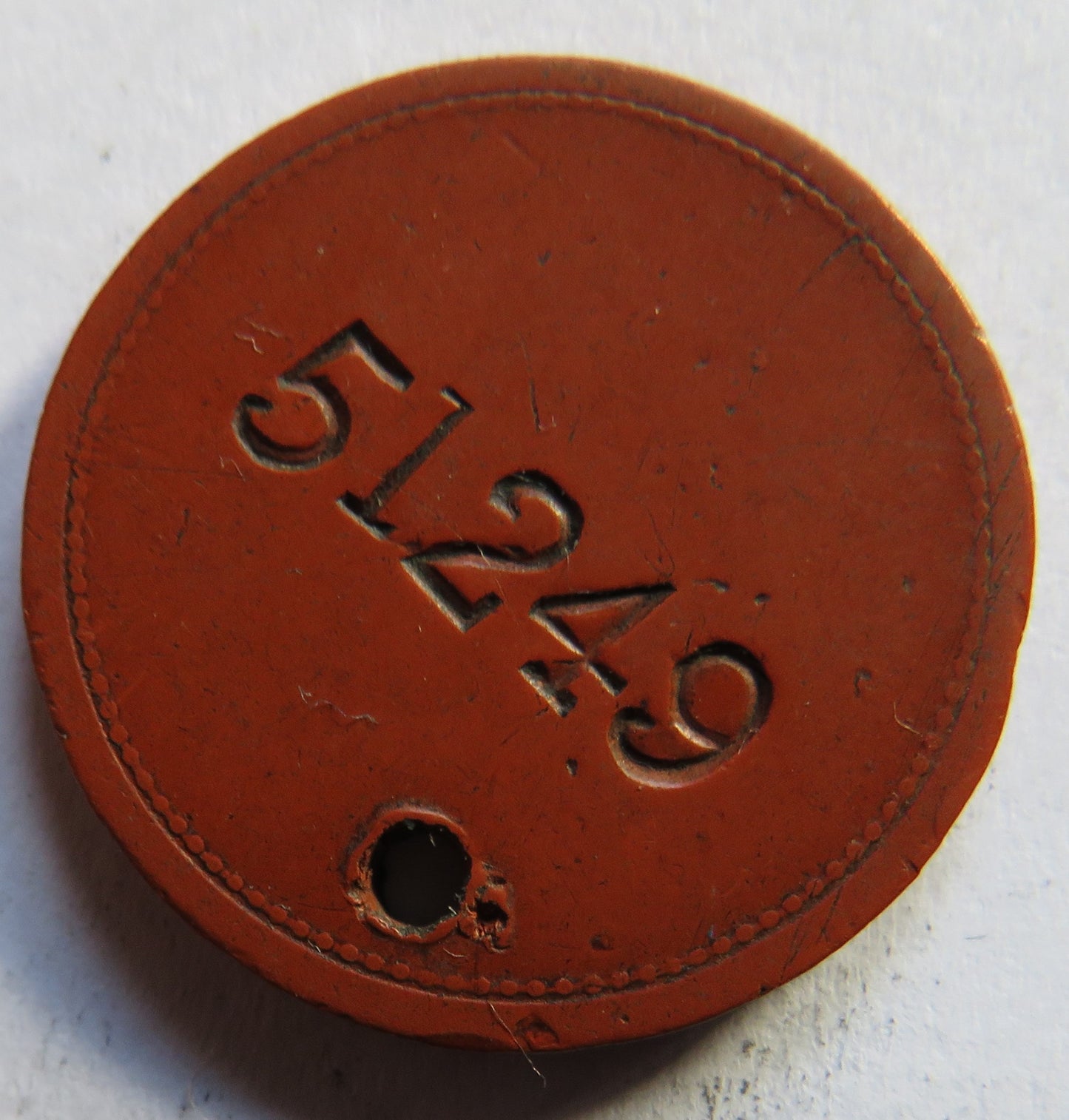 Primera F.U Valparaiso Chile Vintage Plastic Token