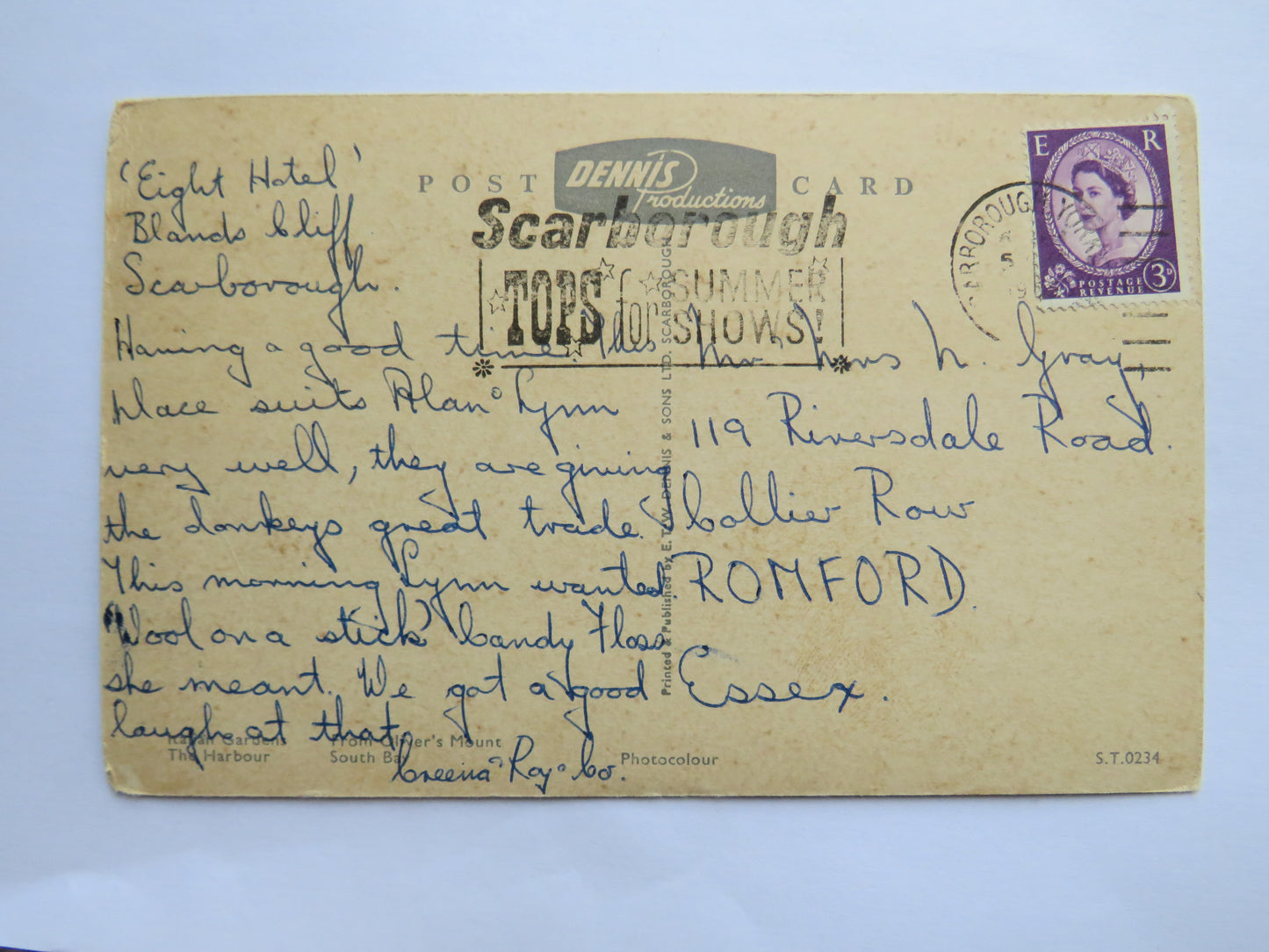 Vintage Multiview Postcard of Scarborough