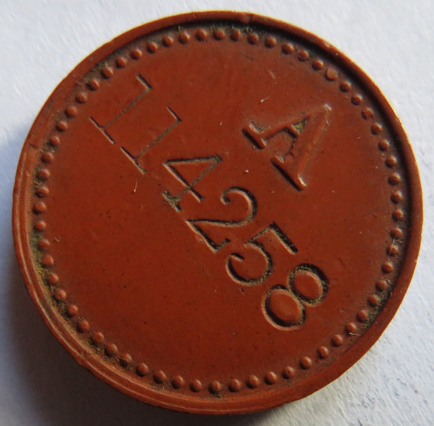 Primera F.U Valparaiso Chile Vintage Plastic Token