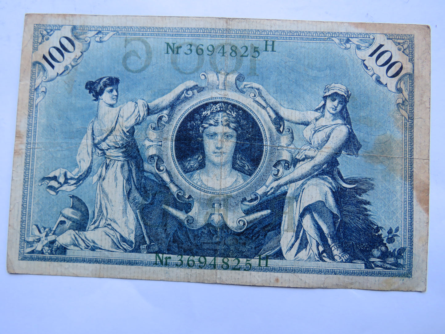 1908 Germany 100 Mark Banknote