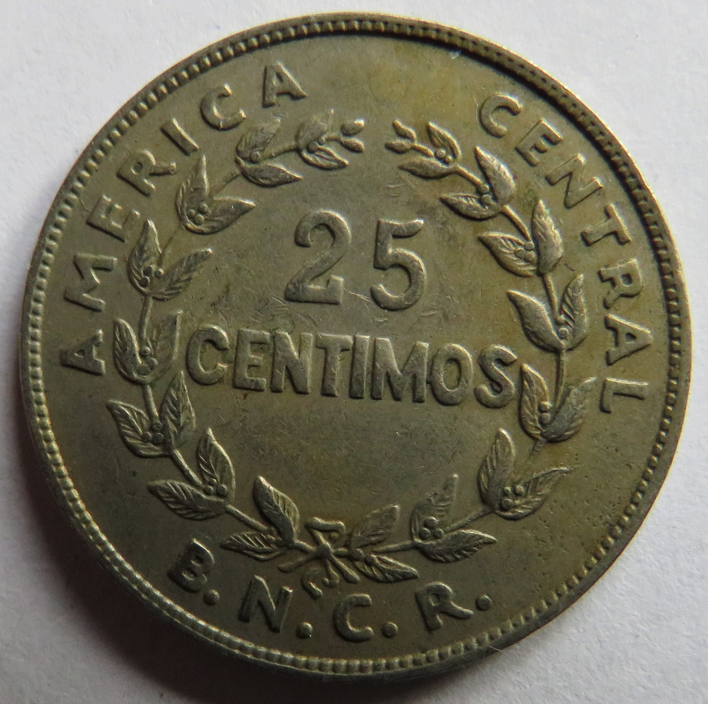 1948 Costa Rica 25 Centimos Coin