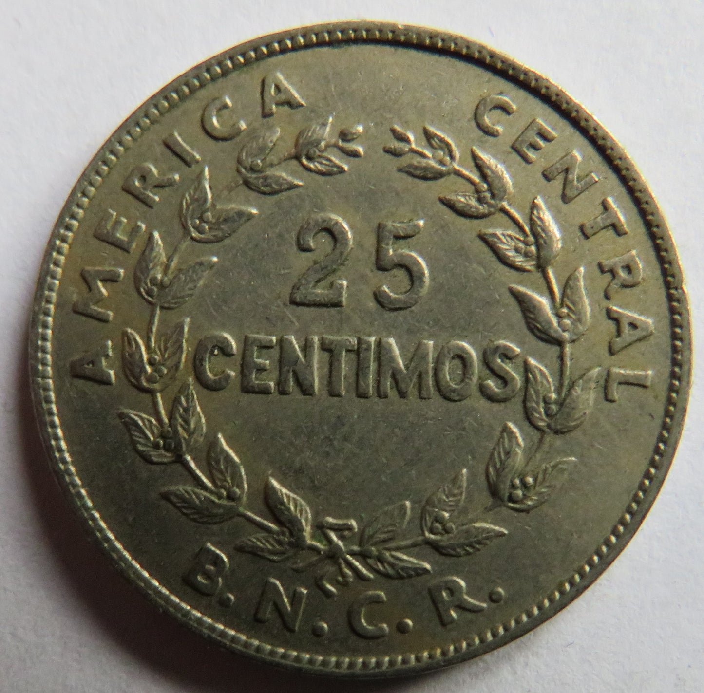 1948 Costa Rica 25 Centimos Coin