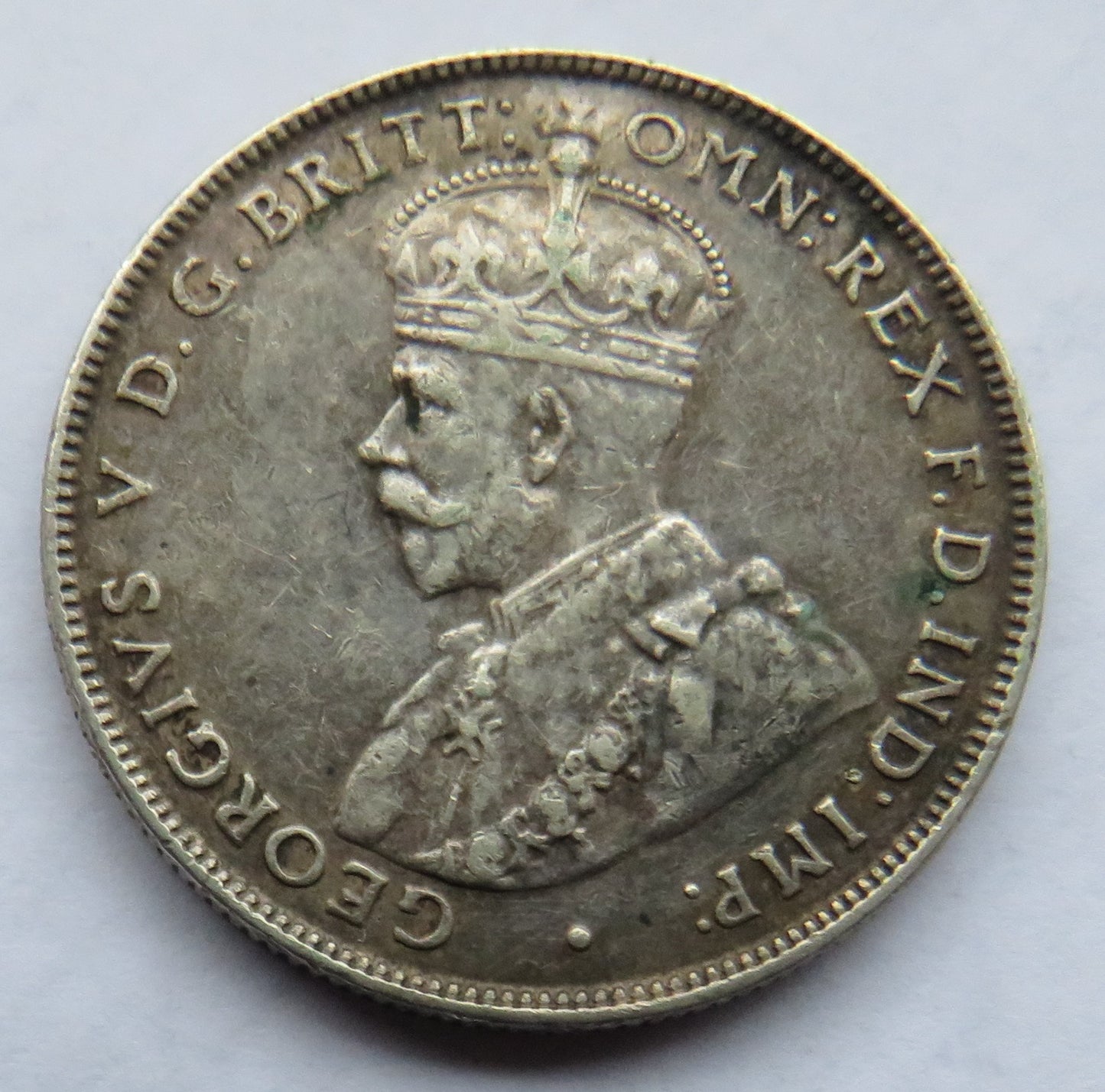 1926 King George V Australia Silver Florin Coin