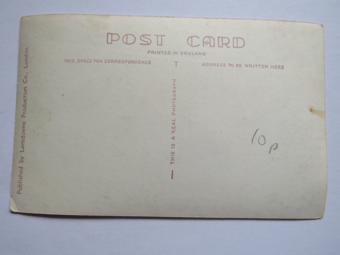 Antique Postcard Of Buckingham Palace, London