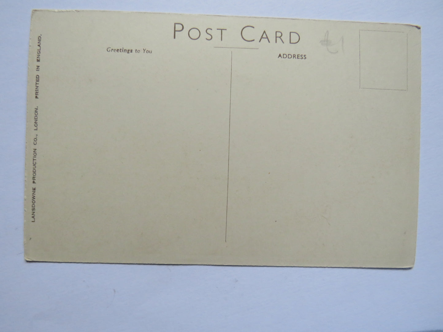 Antique Postcard Of Central Bandstand and Pier Eastbourne