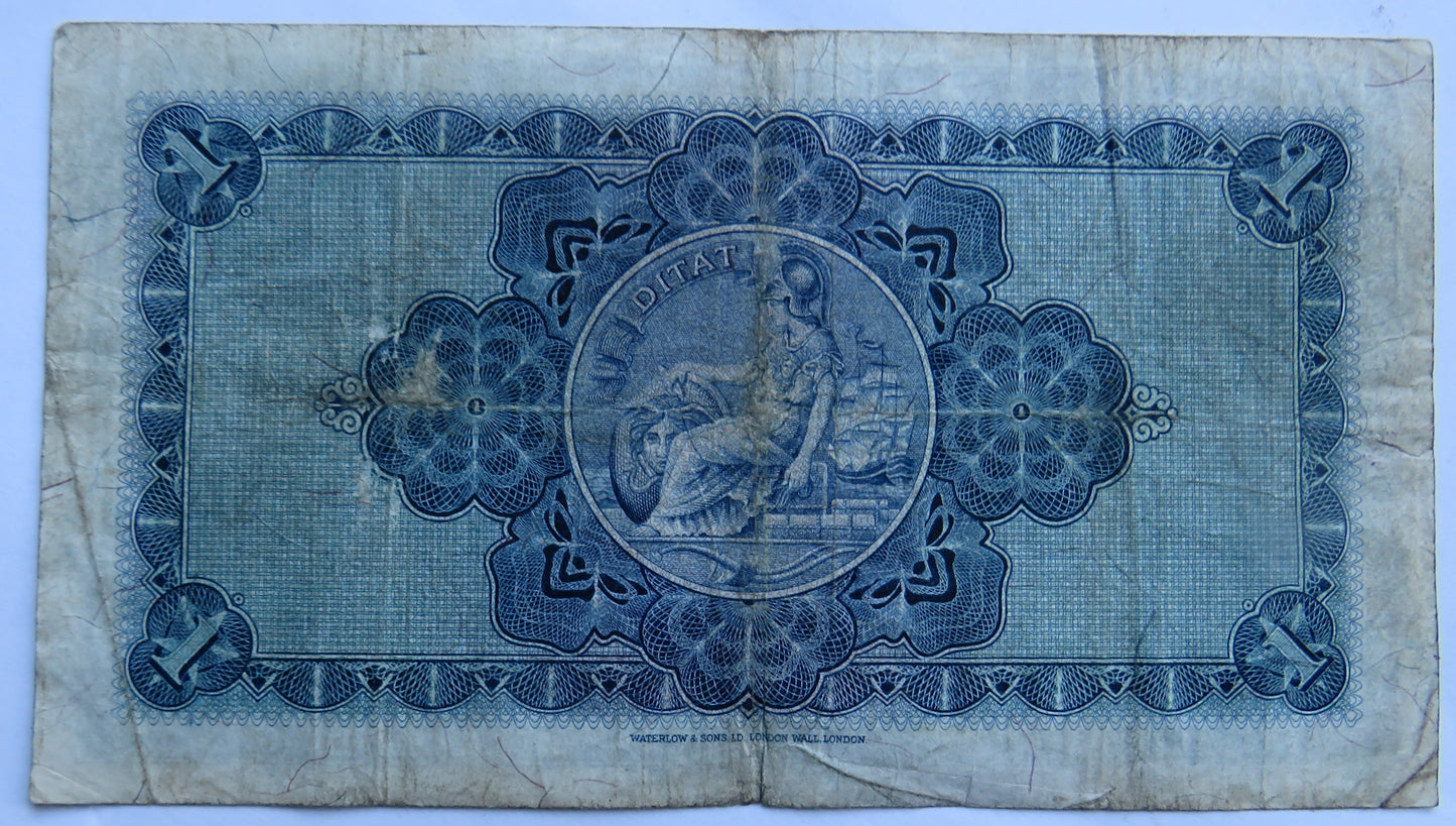 1939 The British Linen Bank £1 One Pound Banknote