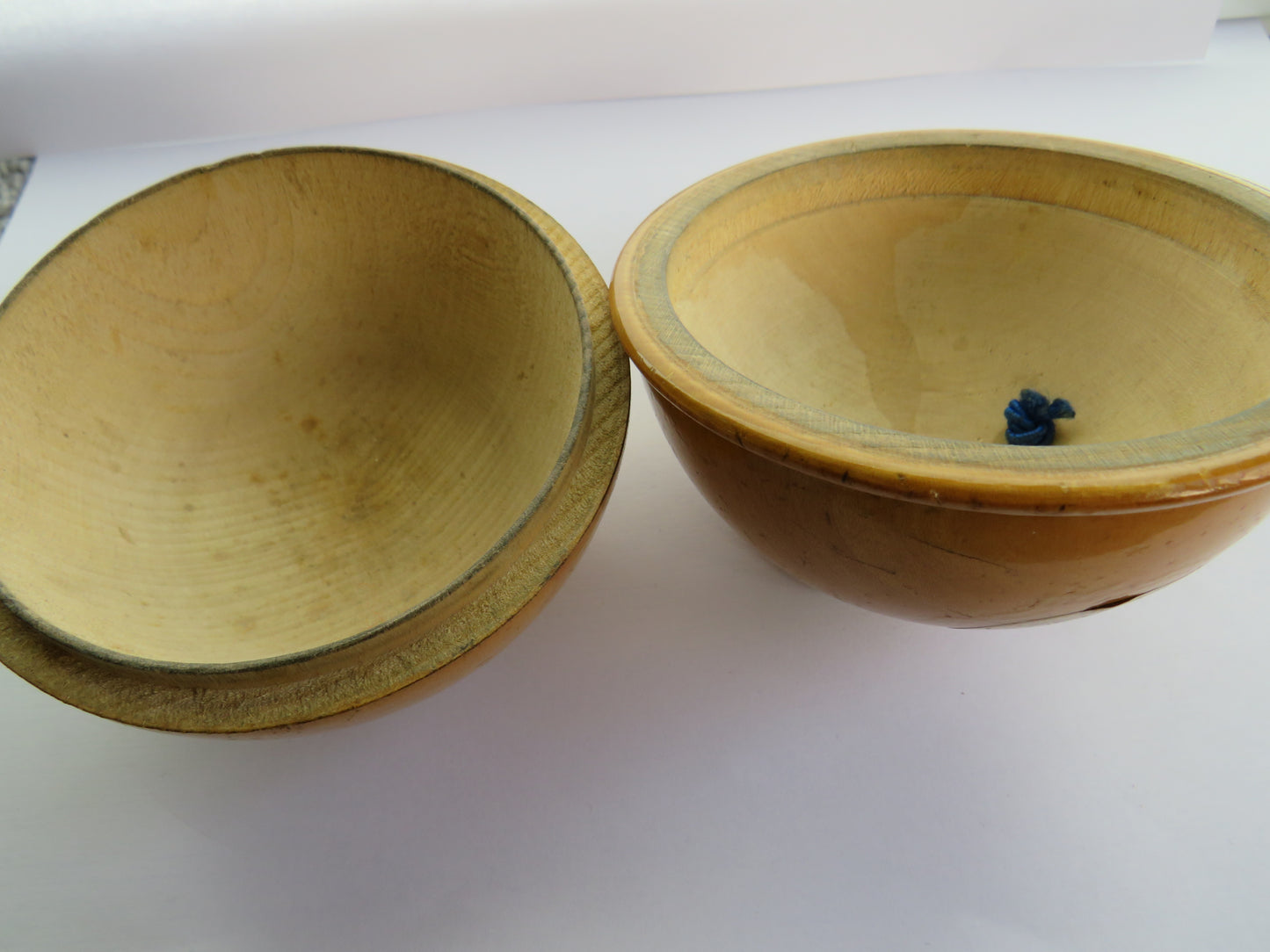 Antique Mauchline Ware String Holder "The Academy Montrose"