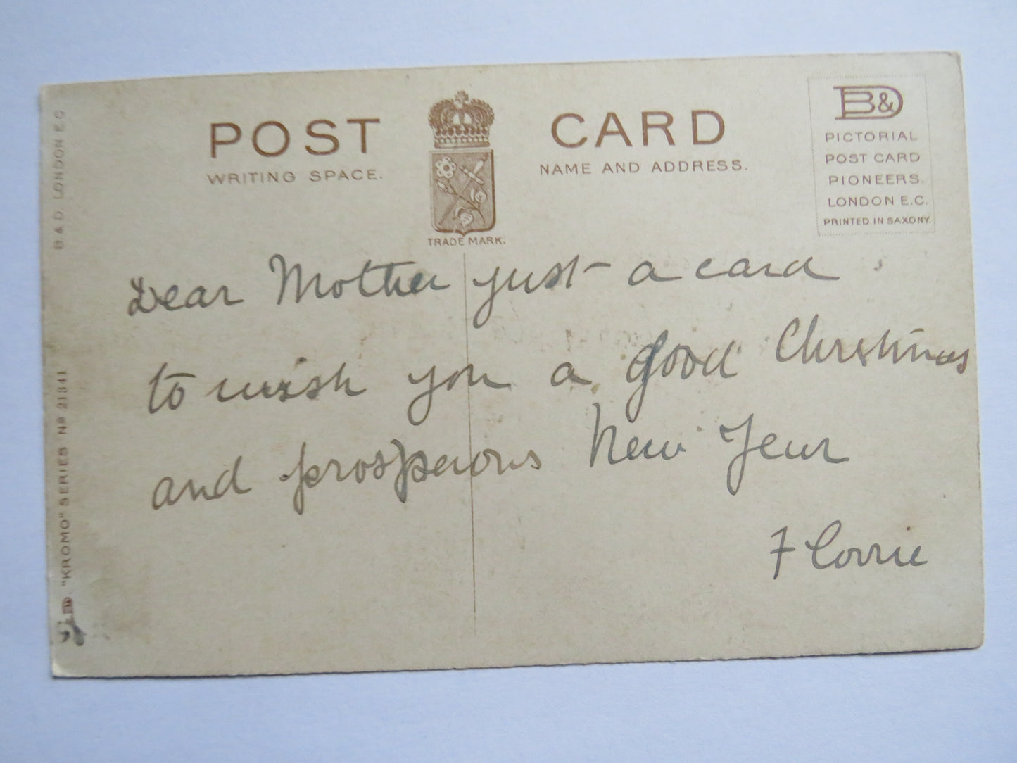 Vintage Postcard Of Town Hall Manchester