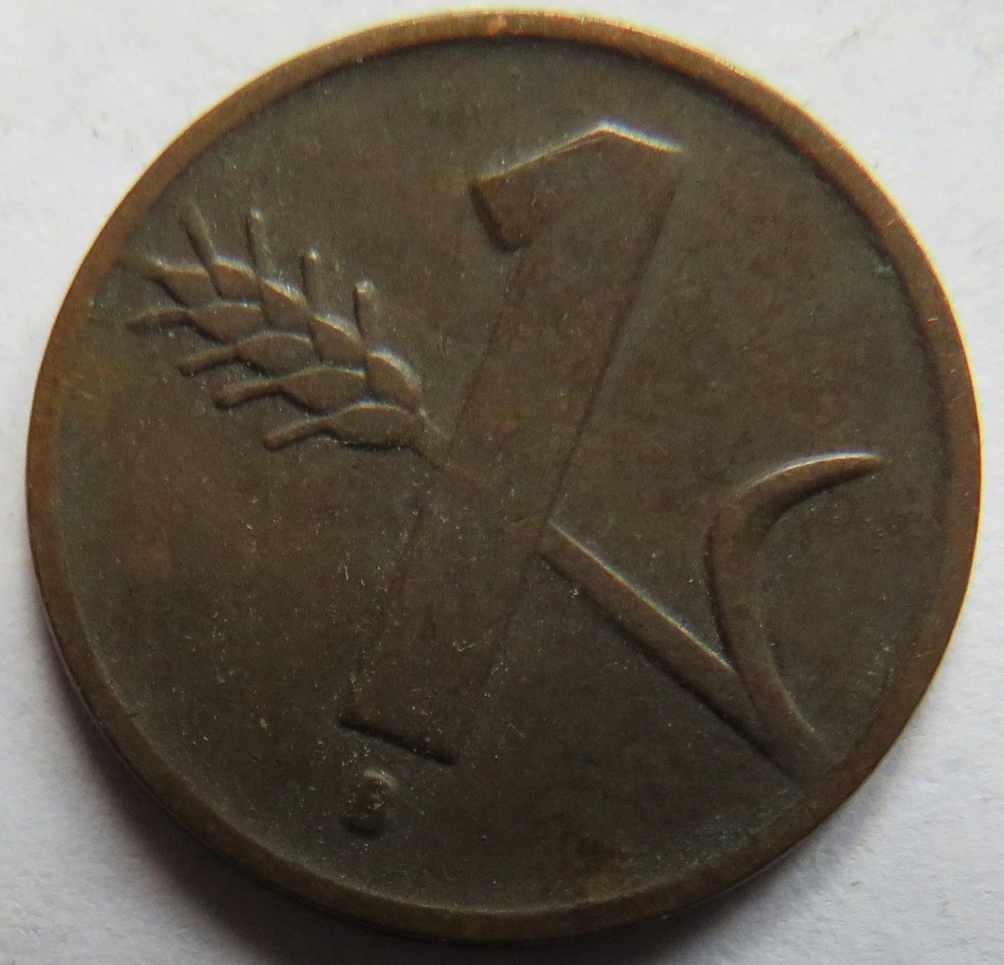 1948 Switzerland One Rappen Coin