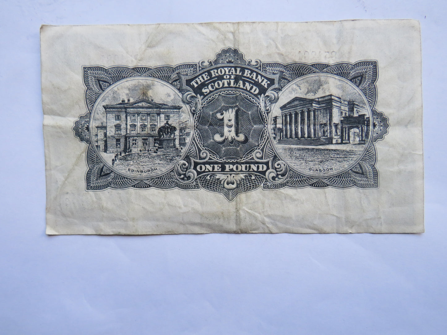 1957 The Royal Bank of Scotland £1 Banknote