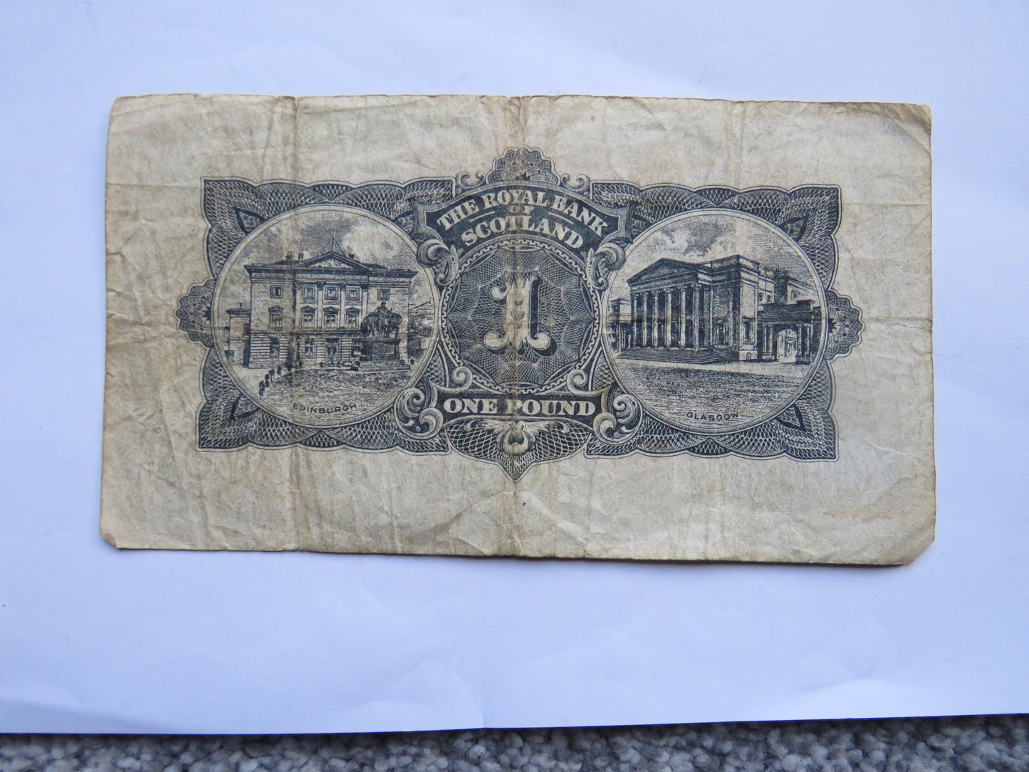 1957 The Royal Bank of Scotland £1 Banknote