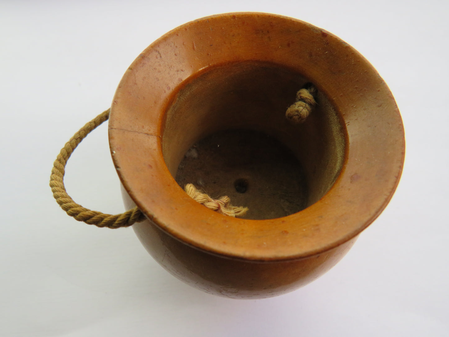 Antique Mauchline Transfer Ware Cauldron "Penmaenmawr"