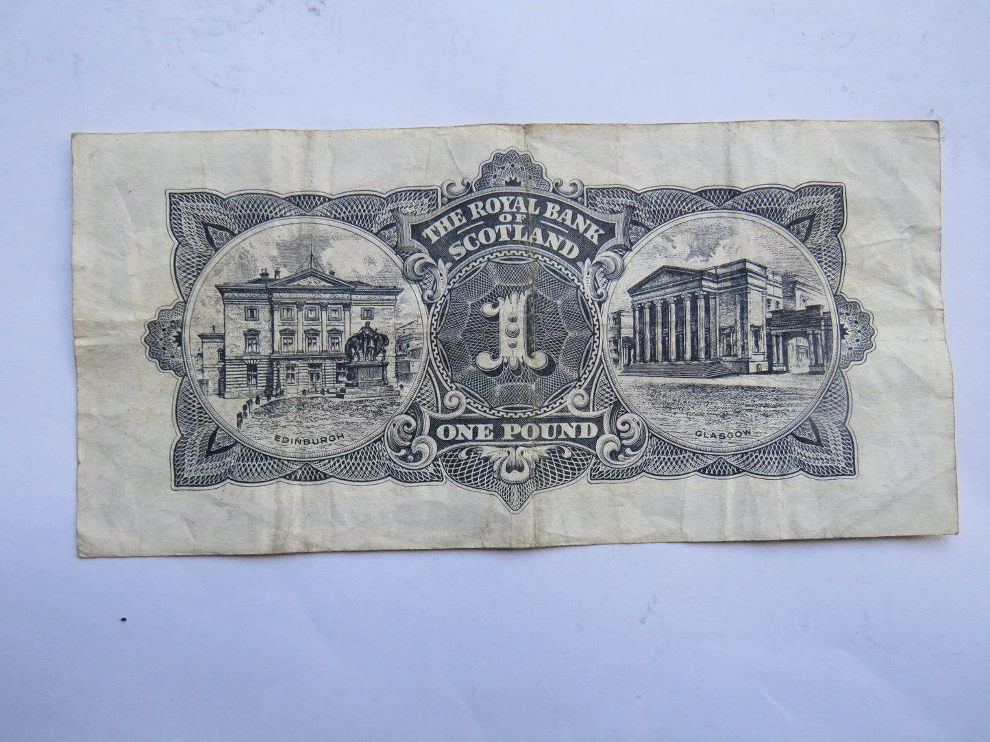 1966 The Royal Bank of Scotland £1 Banknote