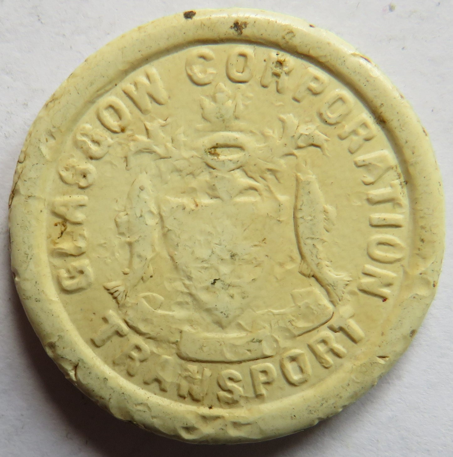 Glasgow Corporation Transport 1d One Penny Token