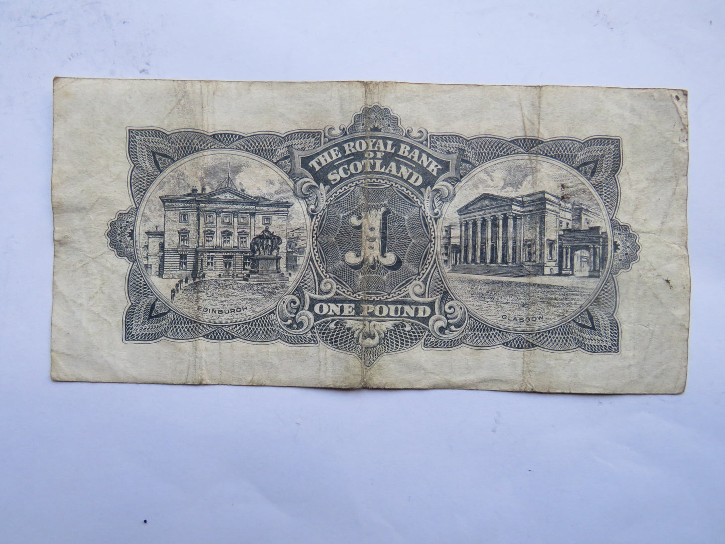 1966 The Royal Bank of Scotland £1 Banknote