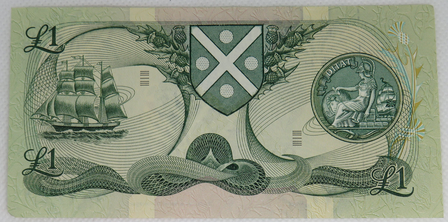 1981 Bank of Scotland £1 Banknote