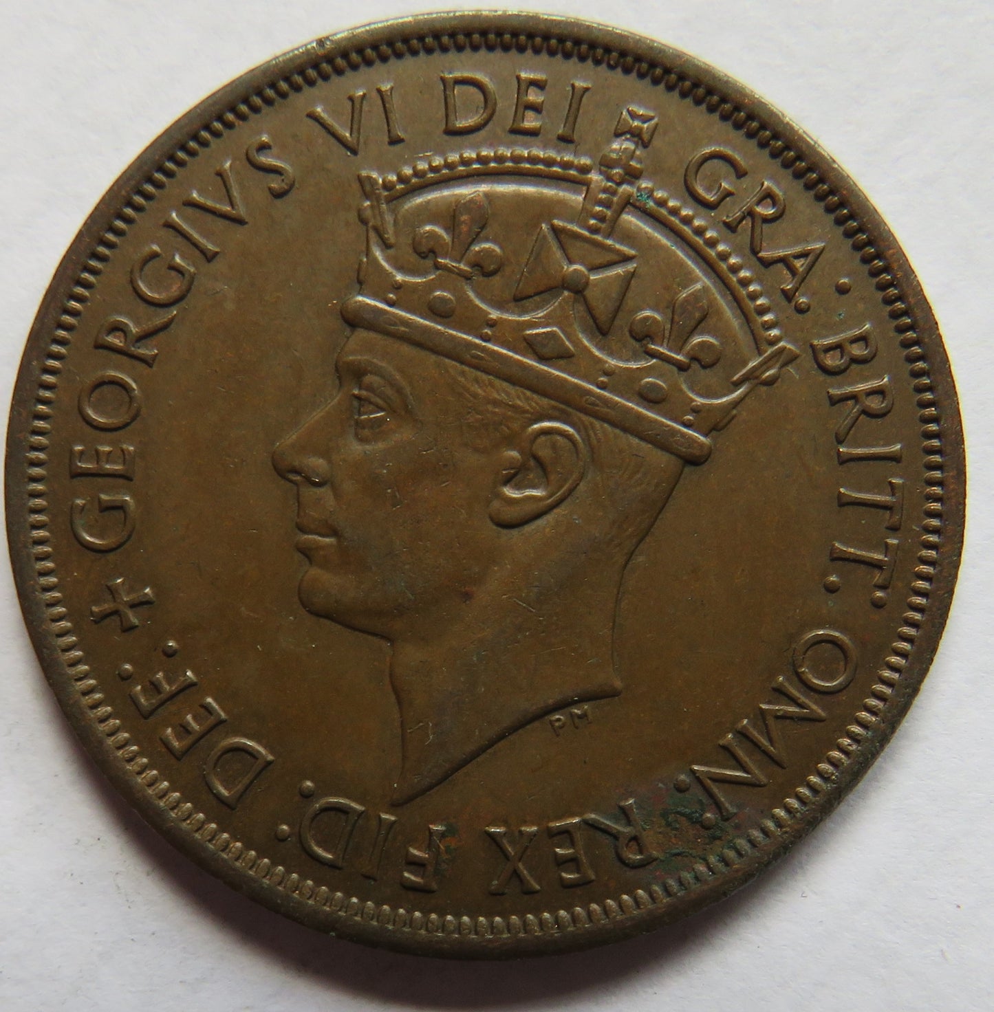 1945 Island of Jersey 1/12th of a Shilling Coin