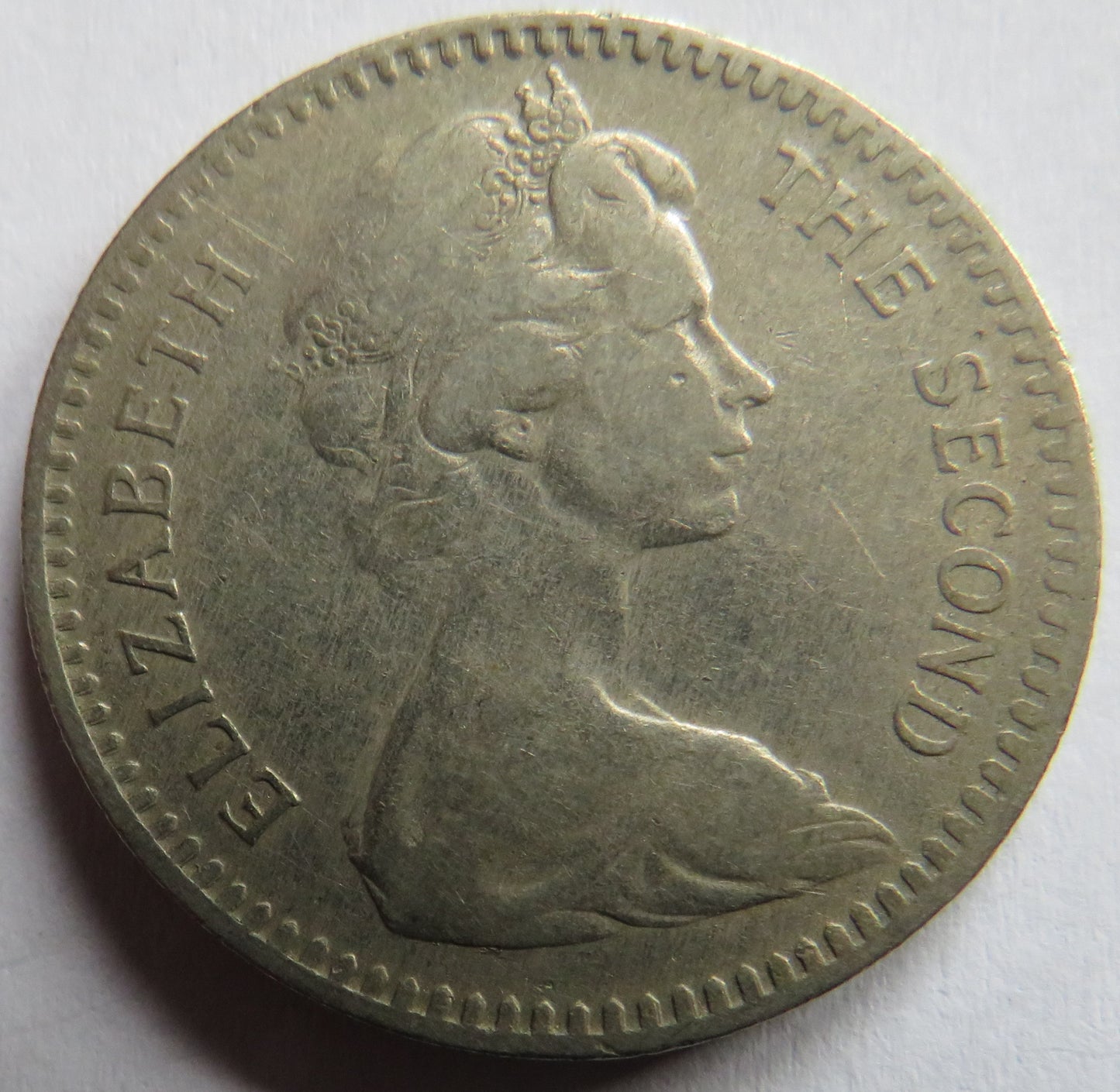 1964 Queen Elizabeth II Rhodesia 2 Shilling / 20 Cents Coin