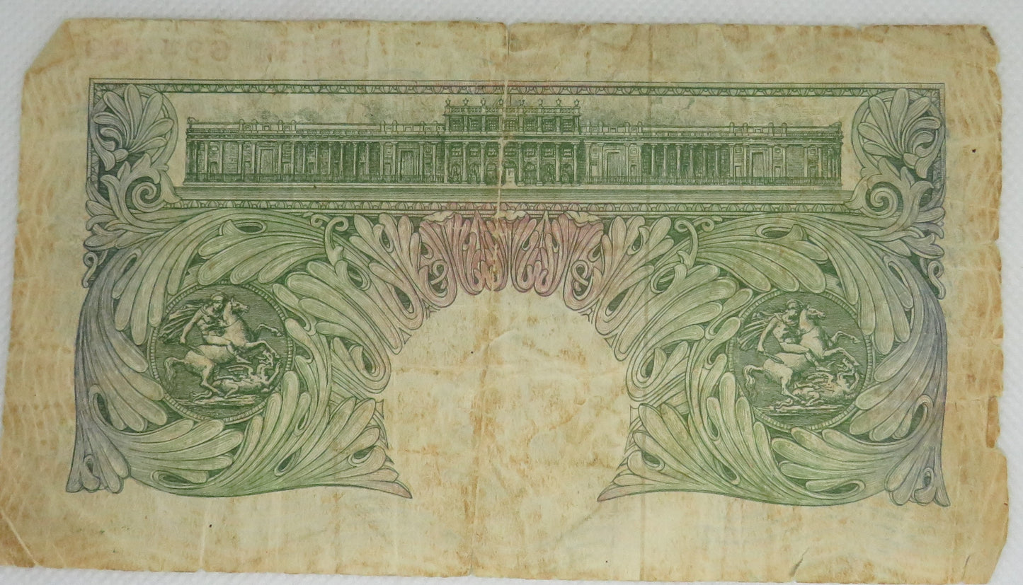 Bank of England £1 One Pound Banknote L.K. O'Brien (1955) A45L