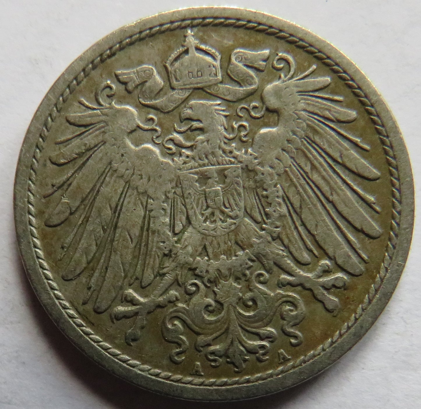 1907-A Germany 10 Pfennig Coin