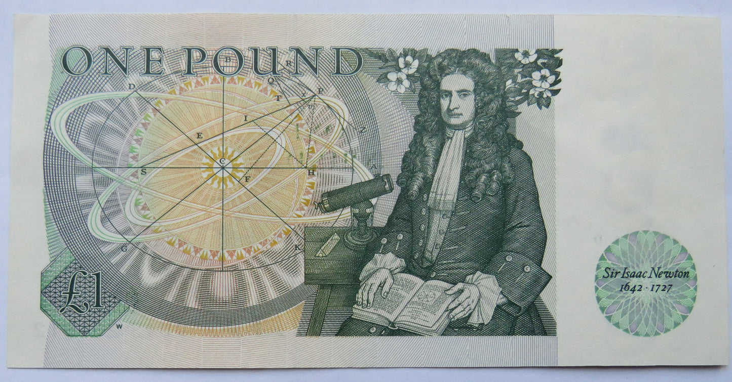(1981) Bank of England £1 One Pound Banknote D.H.F. Somerset