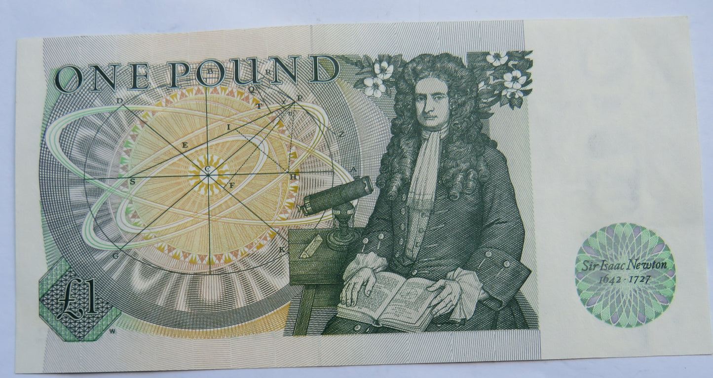 (1981) Bank of England £1 One Pound Banknote D.H.F. Somerset.