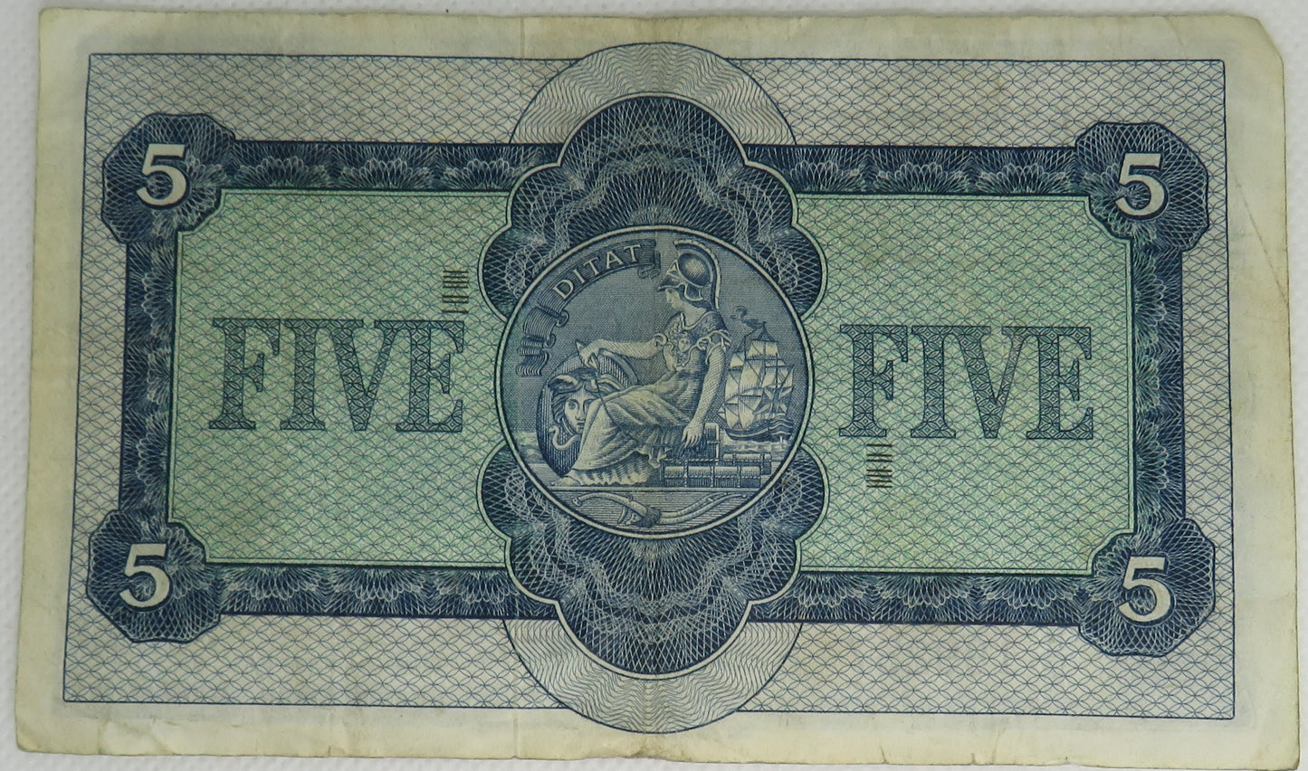 1964 The British Linen Bank £5 Five Pound banknote