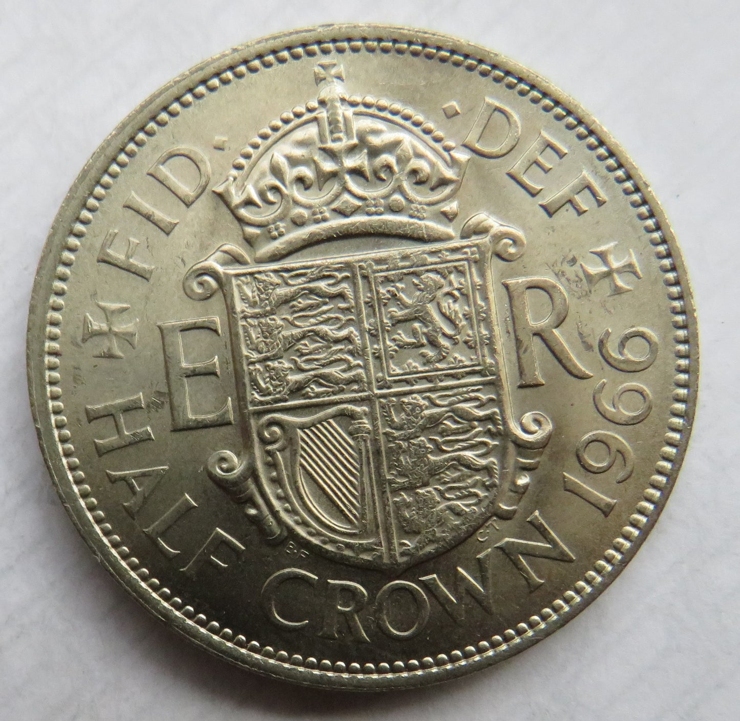 1966 Queen Elizabeth II Halfcrown Coin In High Grade - Great Britain