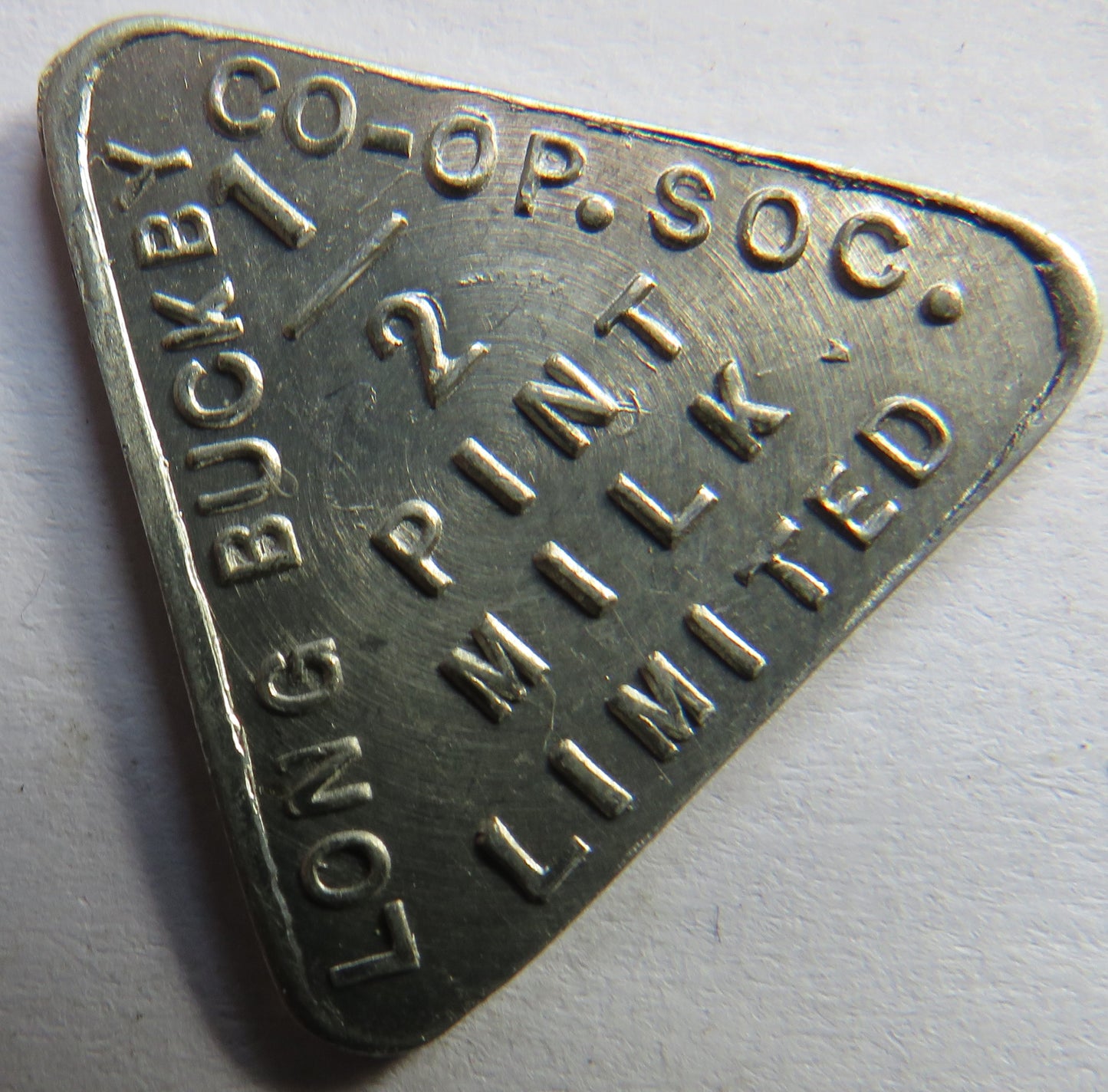 Long Buckey Cooperative Society 1 & 1/2 Pint Token