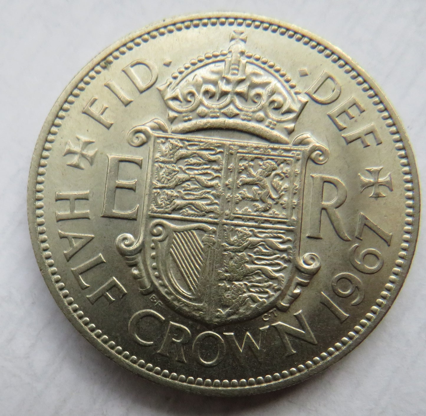 1967 Queen Elizabeth II Halfcrown Coin In High Grade - Great Britain