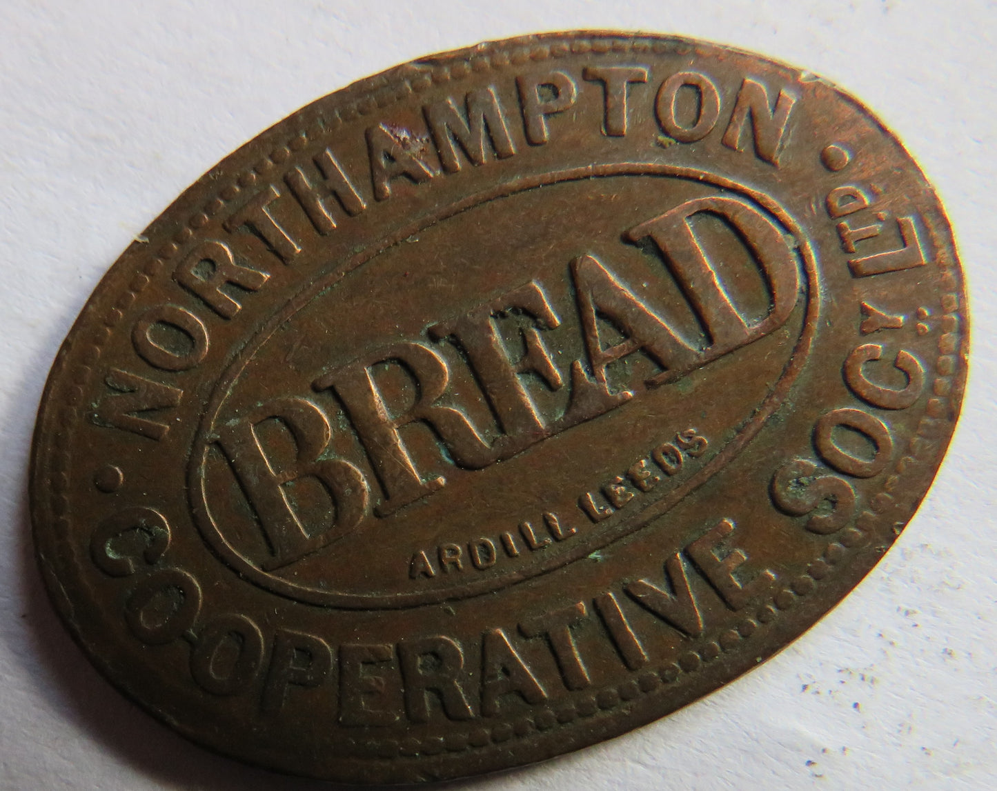 Northampton Cooperative Society Bread Token