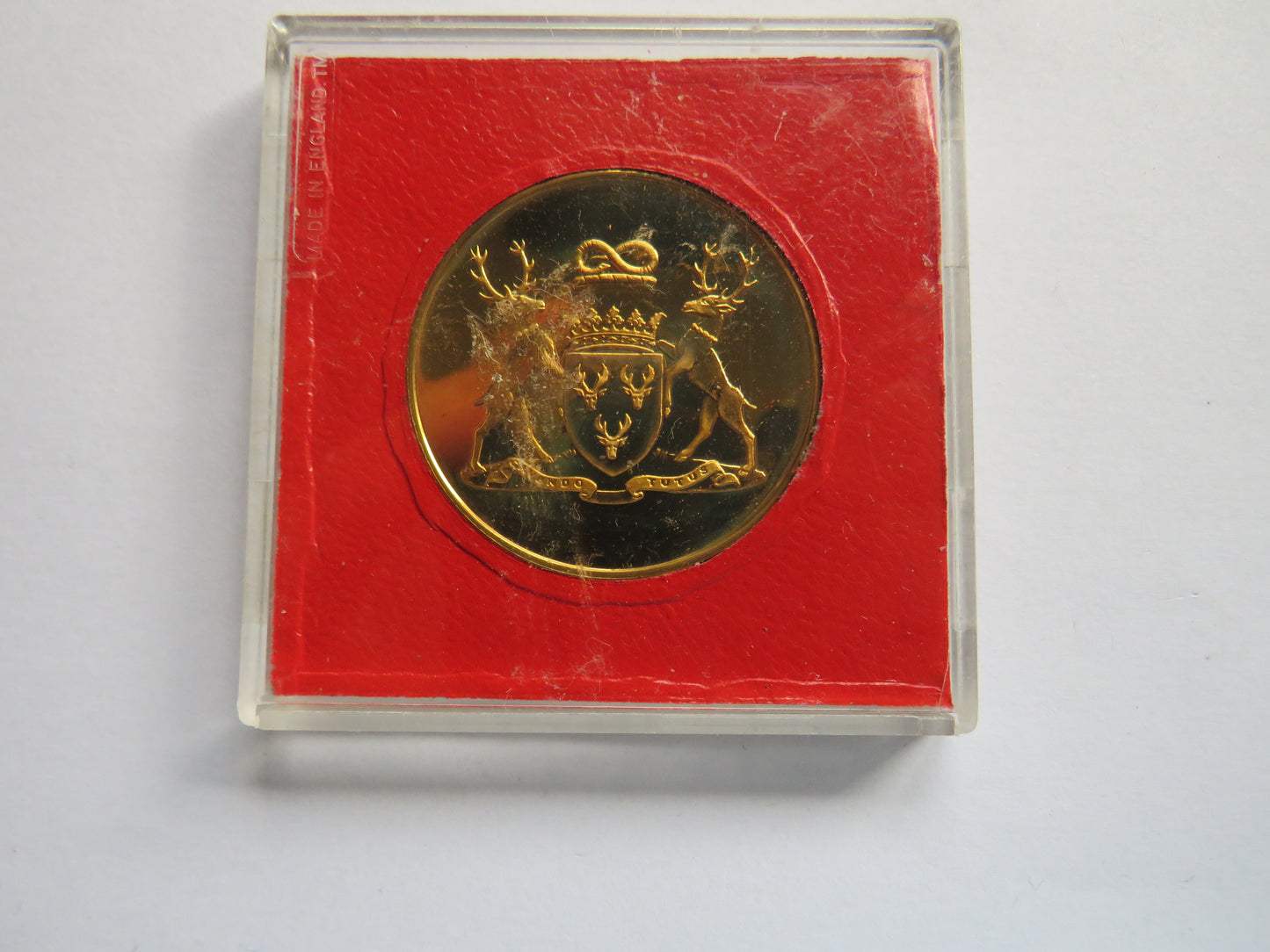 Chatsworth Solid Bronze Cased Medallion / Coin