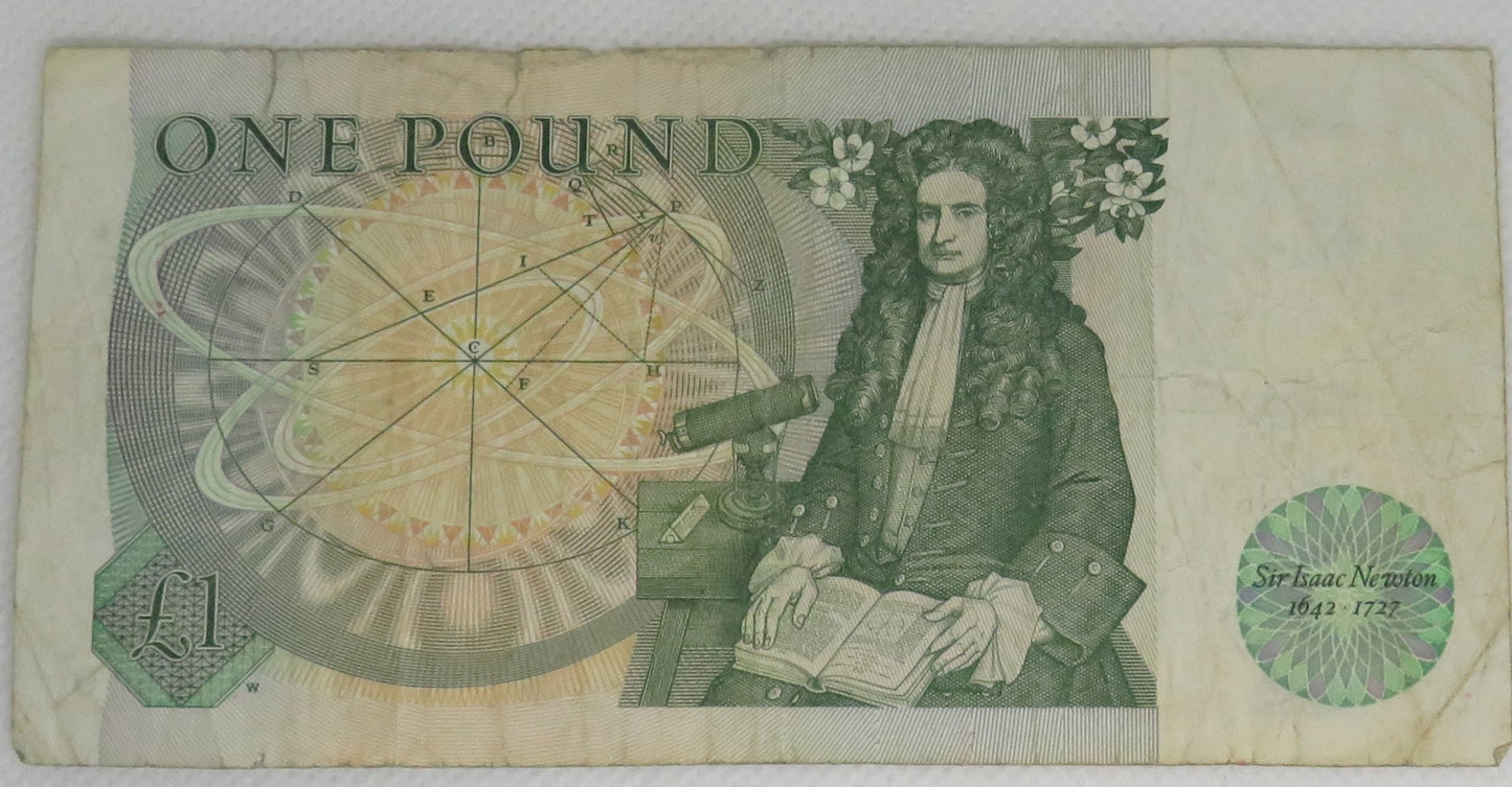 Bank of England £1 One Pound Banknote D.H.F. Somerset (1981) CN11