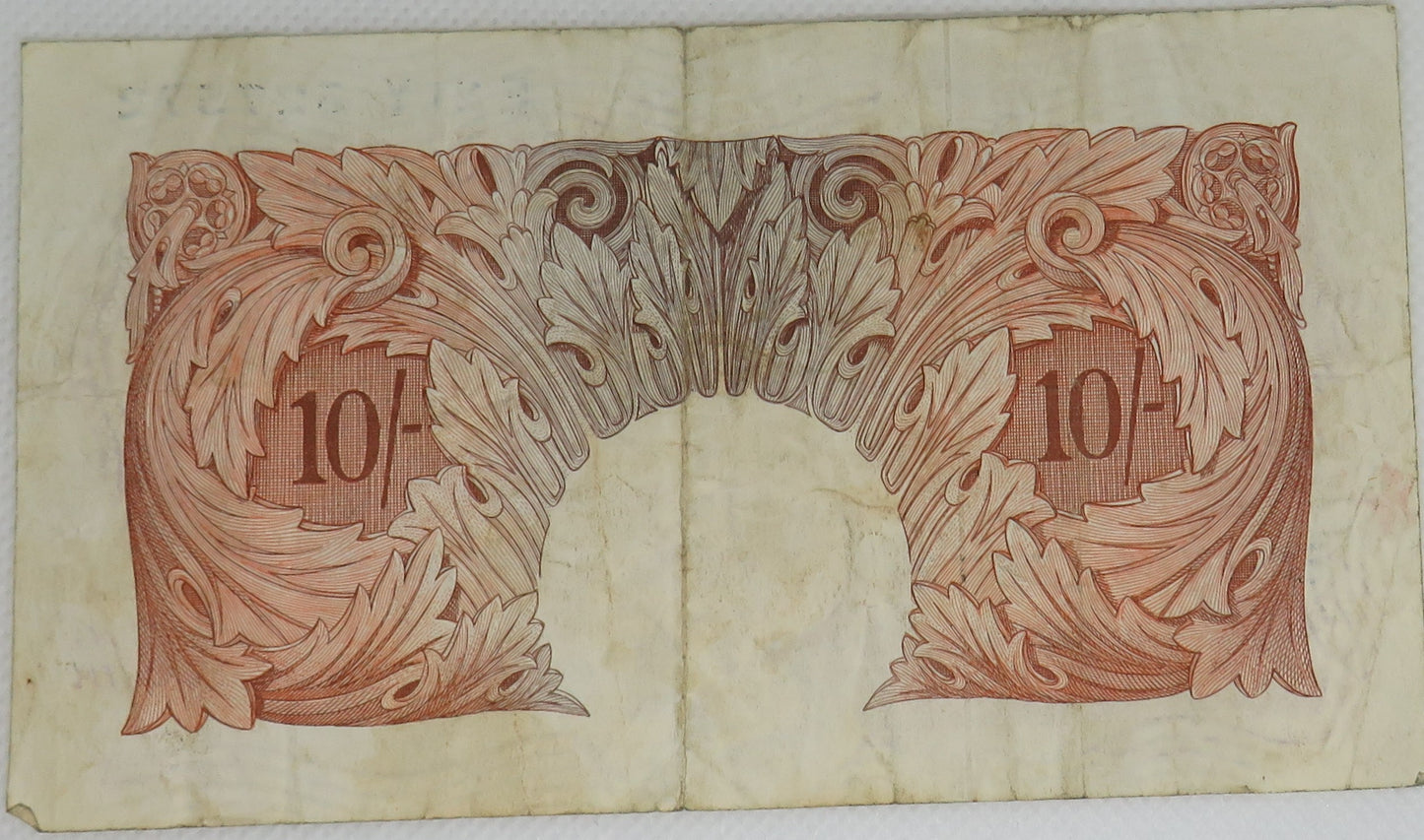 Bank of England Ten Shillings Banknote L.K. O'Brien (1955) E81Y