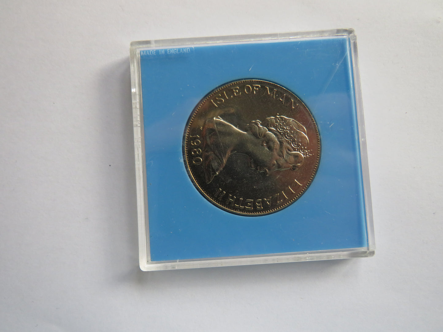1980 Isle of Man One Crown Coin The Queen Mother