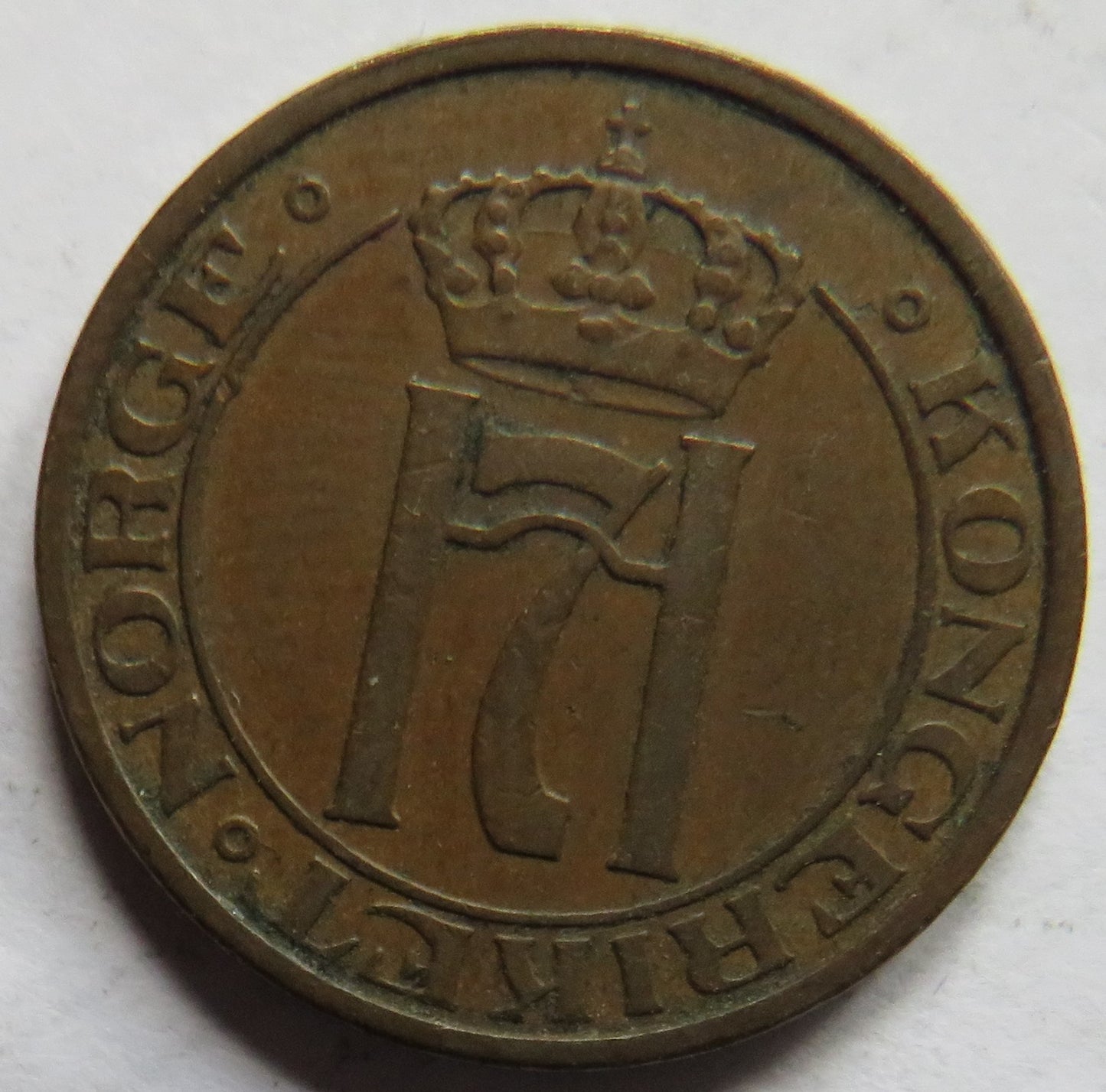 1947 Norway 2 Ore Coin