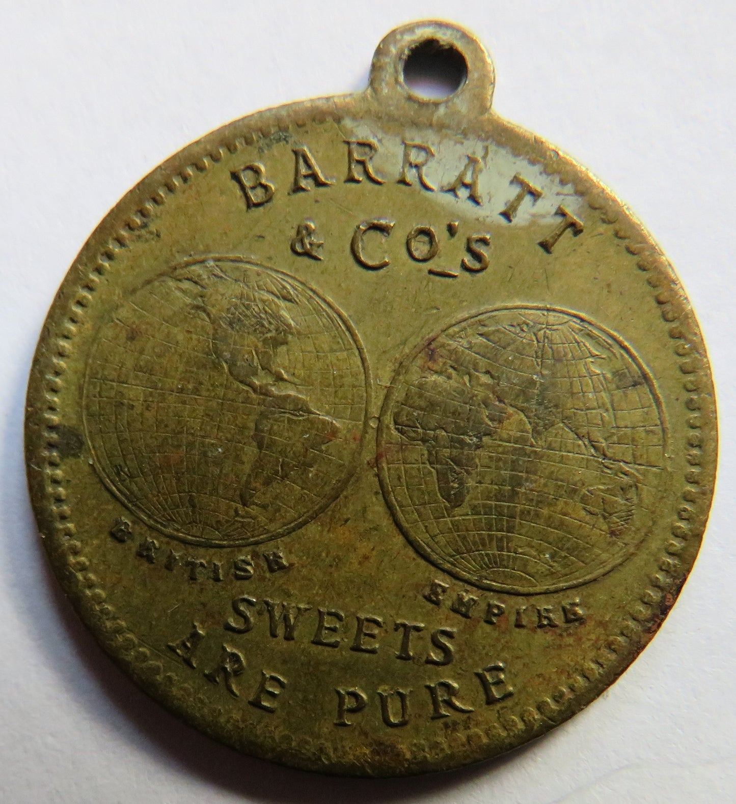 1897 Queen Victoria Diamond Jubilee Barratt & Co Sweets Medal