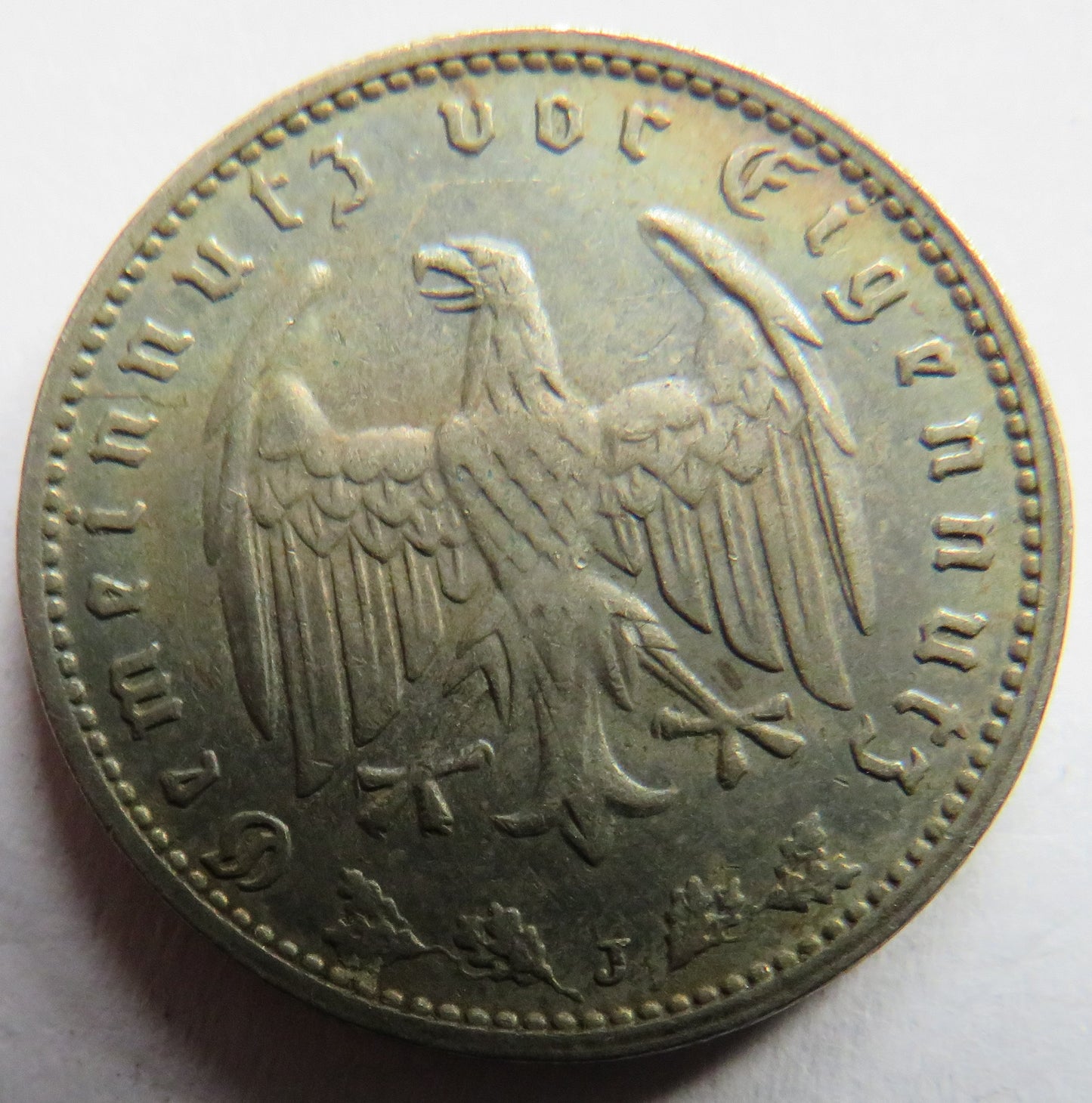 1934-J Germany - Third Reich Reichsmark Coin