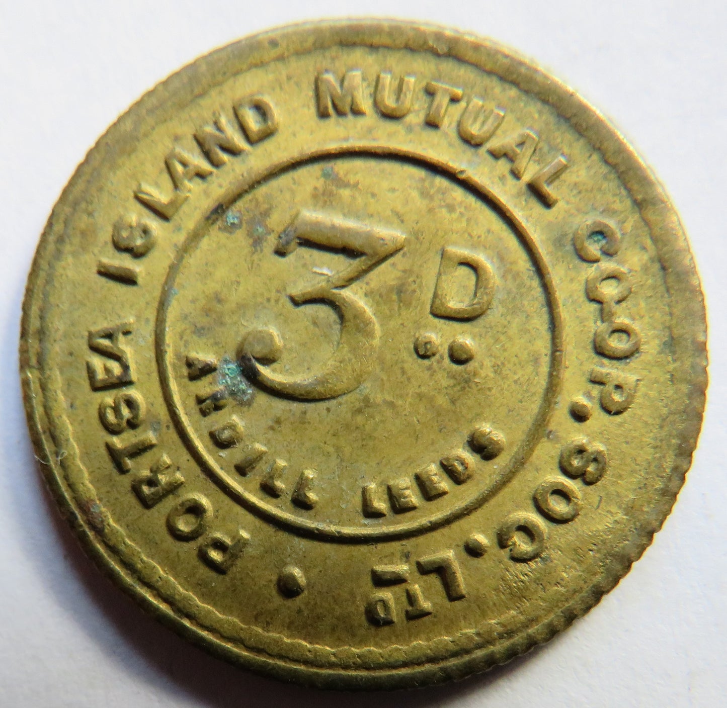 Portsea Island Mutual Cooperative Society Ltd 3d Token