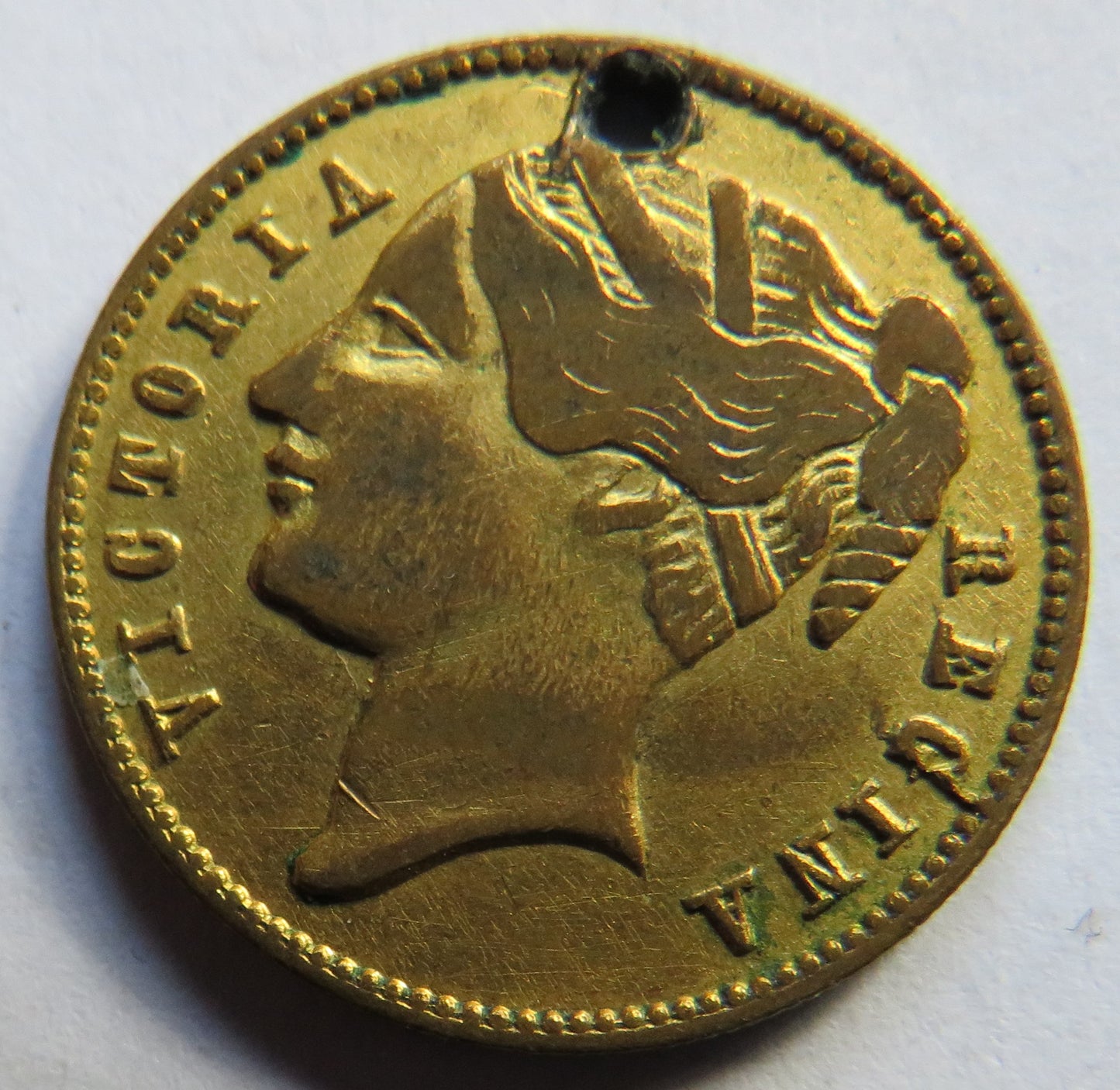 1837 Queen Victoria " To Hanover" Cumberland Jack Token