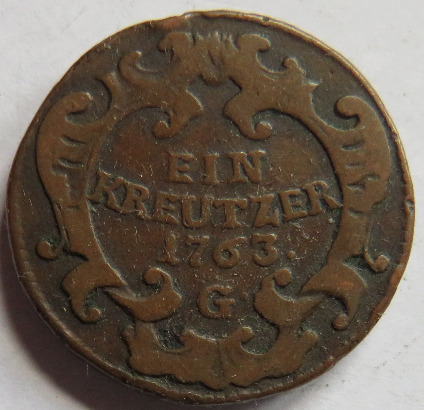 1763 Austria Kreutzer Coin