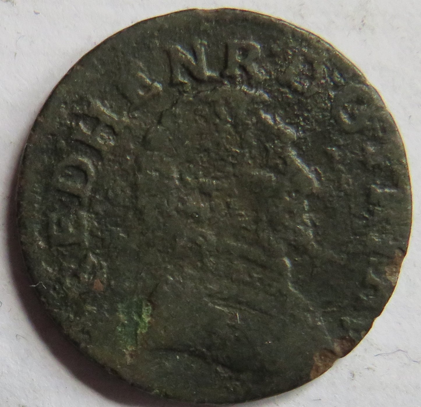1640 Principality of Orange (French States) Double Tournois Coin - Frederic Henry