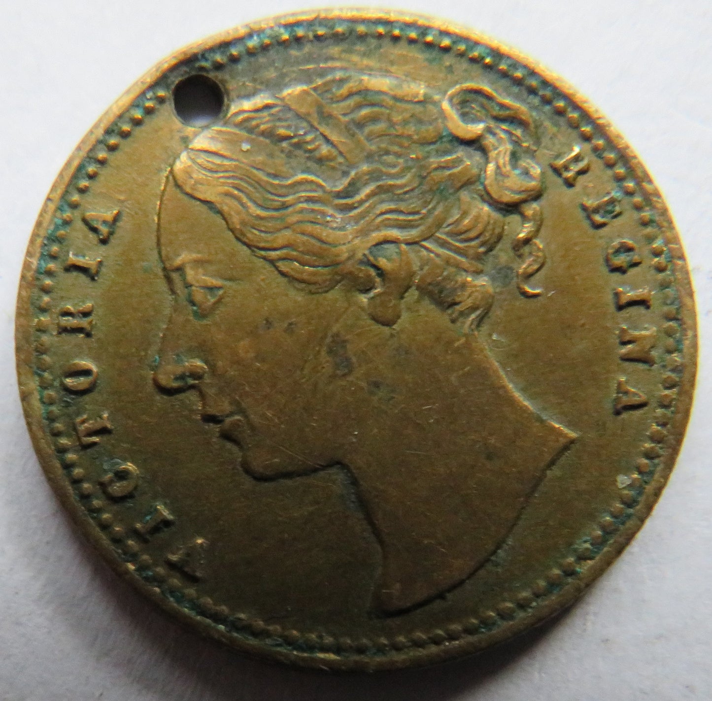 1837 Queen Victoria " To Hanover" Cumberland Jack Token