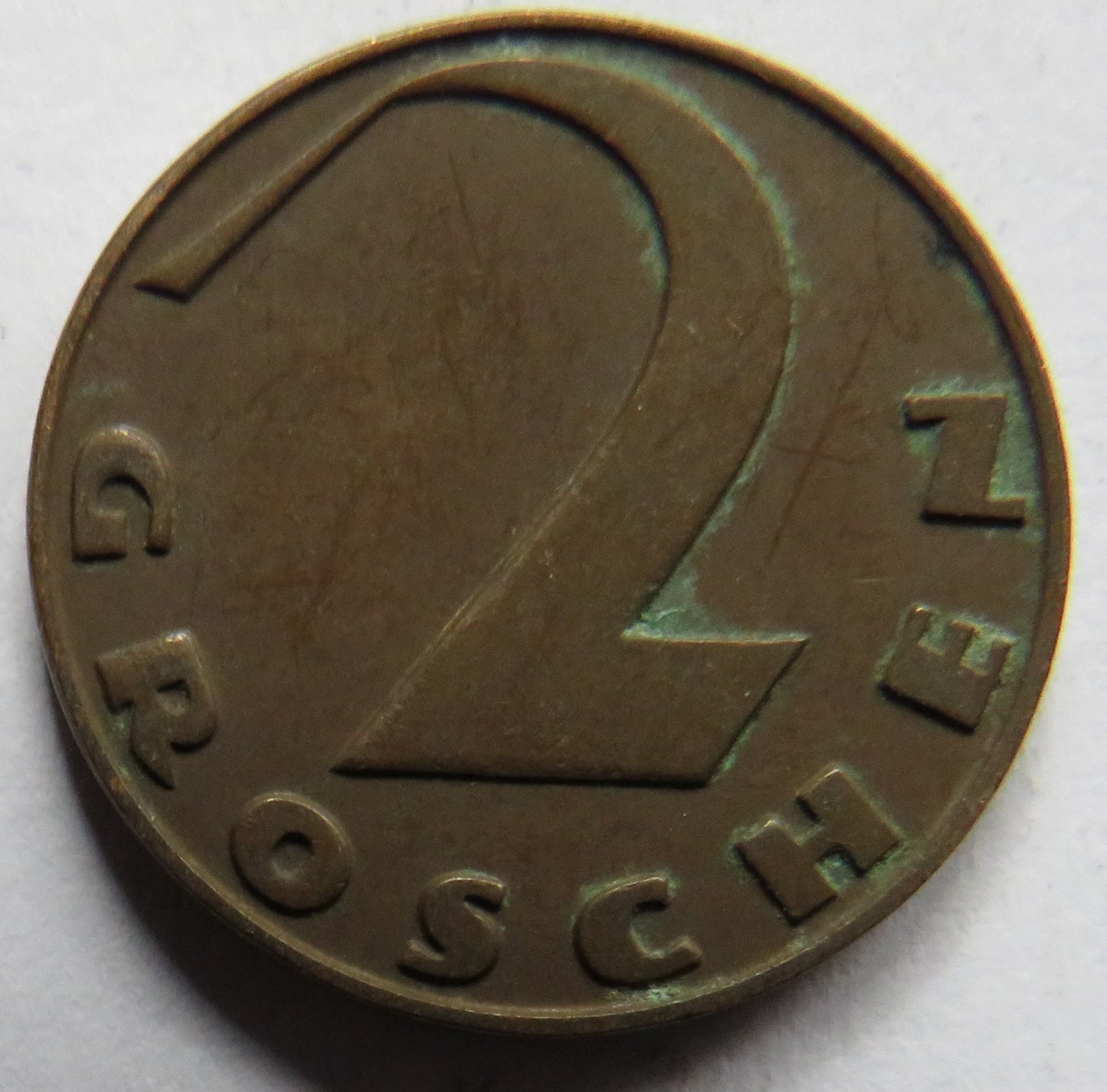 1929 Austria 2 Groschen Coin