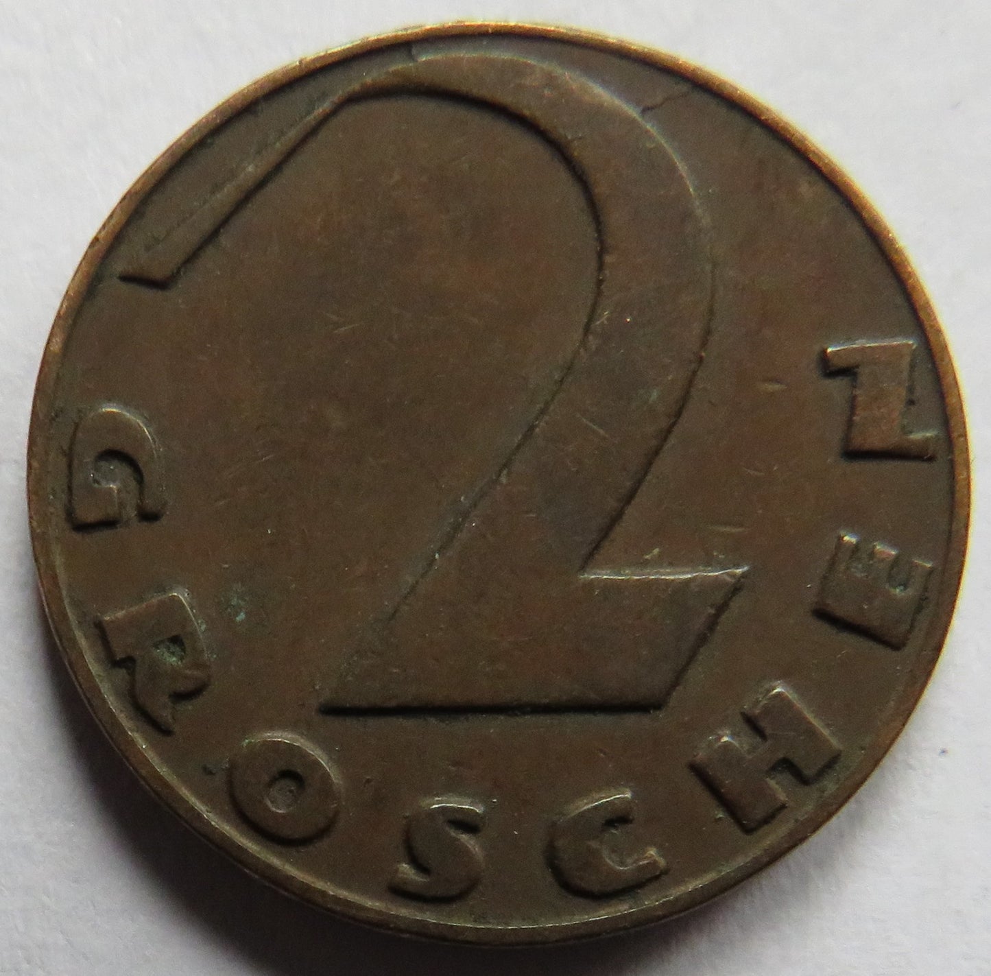 1925 Austria 2 Groschen Coin